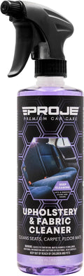 PROJE' Upholstery & Fabric Cleaner - Effective Carpet Cleaner - Stain remover - Eliminates Odors - Car Seat Cleaner - 16 Fl Oz