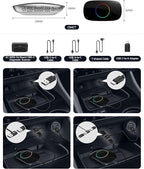 Magic Box - AI Box CarPlay Android Auto Wireless 2GB+16GB, Support YouTube, Netflix, Prime Video, Disney+, Spotify w/HDMI Output, Dual Wi-Fi & BT (5.4 & 4.2), USB Playback, AI-Powered (Piano Black)