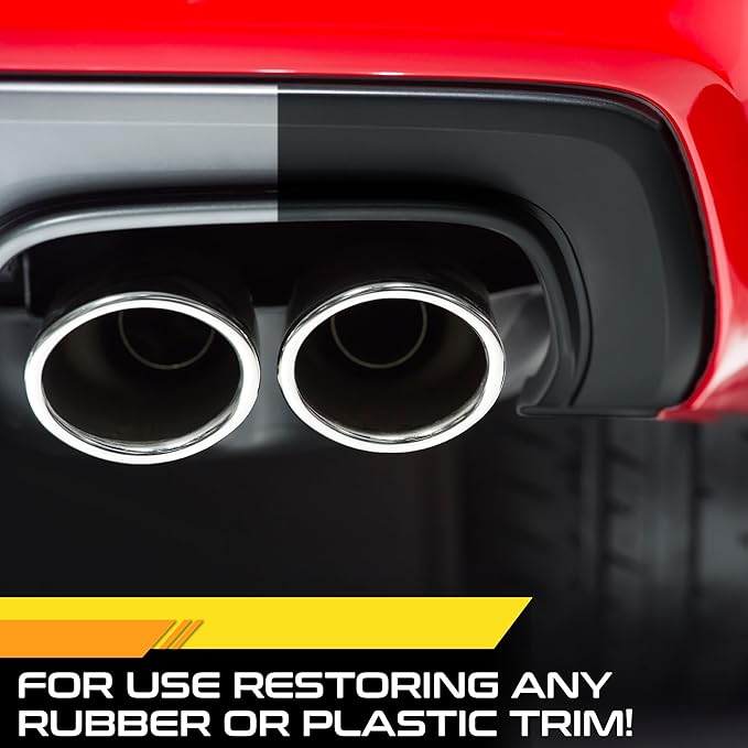 Formula 1 Black Gold, Long-Lasting Tire Shine Restores Glossy Black Color to Rubber and Plastic Trim, Water Resistant with UV Protection, 23oz