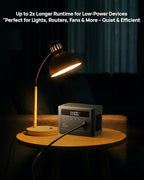 2026 Portable Power Station 700W Surge, 288Wh LiFePO4 Battery Backup, Power Bank with AC Outlet 350W/110V, Solar Generator Fast Charging for Camping Essentials, Hurricane Emergency, Home, Road Trips