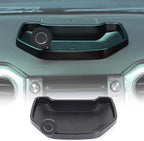 LLKUANG Black ABS Car Center Console Dash Table Storage Tray Fit for Toyota Tundra 2014-2021 Instrument Organizer Phone Holder Cradle Accessories (with Mobile Phone Holder(C))