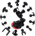 Dash Cam Suction Mount - Windshield & Dashboard Suction Cup Mount Holder/w Various Joints for Yi/Rove/Rexing/Falcon/Old Shark/VANTRUE/KDLINKS/WheelWitness/...(On-Dash Cameras Suitable)