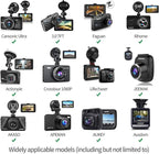 Dash Cam Sun Visor Mount Holder/w Various Joints for Yi/Rexing/Falcon/Z-Edge/Old Shark/VANTRUE/Rove/AUKEY/APEMAN/KDLINKS/WheelWitness/Transcend/TaoTronics (99% On-Dash Cameras Suitable)