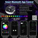 Starlight Headliner Light Kit Twinkle 600pcs*0.03in*6.5ft,16W Upgraded Fiber Optic Lights Sound Activated APP/Remote Control Small Size Star Lights for Car Home Star Ceiling Decoration