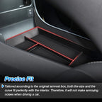 Autorder Center Console Bottom Organizer for 2023 2024 2025 2026 Toyota bZ4X/ Subaru Solterra Accessories Lower Center Console Storage Tray