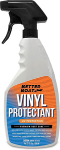 Boat Vinyl Cleaner Upholstery and Seat Cleaner Protectant for Marine Vinyl Windows and Pontoon Interiors Effective Boat Cleaning Supplies and Conditioner Products