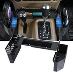 DIAMOOKY Upgraded Metal Magnetic Center Console Organizer for Jeep Wrangler JK JKU 2018 2017 2016 2015 2014 2013 2012 2011 Accessories, Gear Shift Side Storage Box Tray, Integrated (Not for JL/JLU)