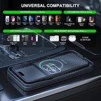Wireless Car Charger,LOOSAU 15w Fast Charger Car Wireless Chargers Charging pad Non Slip Car Wireless Phone Charger for iPhone 17/16/15/14/13/12 Pro Max, for Samsung S23 S22 S20 Android