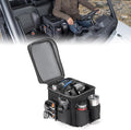KEMIMOTO UTV Center Console Bench Seat Box, 1680D Oxford Cloth Water Resistant 18L Seat Storage Bag Armrest Storage Box Tool Organizer, Compatible with Polaris Ranger Can-Am Defender CFMOTO Uforce
