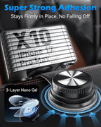CloudValley Magnetic Car Mount with 15W Fast Charging, 360° Adjustable Bendable Aluminum Arm, Dashboard & Windshield Wireless Charger Phone Holder with Upgraded Silicone Adhesive Pad for iPhone