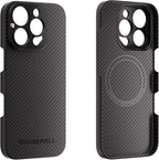 FREEWELL Pro Filmmaker Case for iPhone 16 Pro Max - 17mm Lens & Magnetic Filter Mount Black