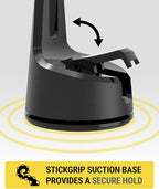 Scosche MEMSQRWD MagicMount Elite Magnetic Wireless Charging Phone Mount for Car Dashboard/Windshield with Fast USB-C Car Charger, Cell Phone Holder Compatible with MagSafe Apple iPhone 16/15/14/13/12