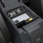 Mabett Storage Organizer Set for Ford Bronco 2025,2026 Accessories with Central Control Storage Set, Door Handle Storage Compatible with Ford Bronco (4 PCS Set)