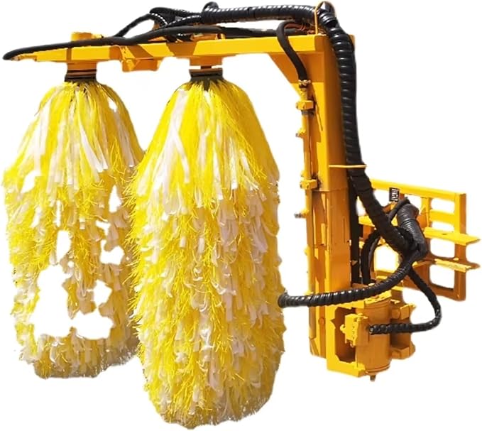 Guardrail Cleaning Truck with High Pressure Spray and Nylon Brushes, Efficient Road Fence Washing Equipment for Highway Maintenance and City Cleaning