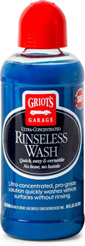 Griot's Garage Rinseless Wash for Car Cleaning and Detailing, No-Rinse Cleaner, Washing Liquid for RVs, Boats, Trucks, Motorcycles, 16 oz