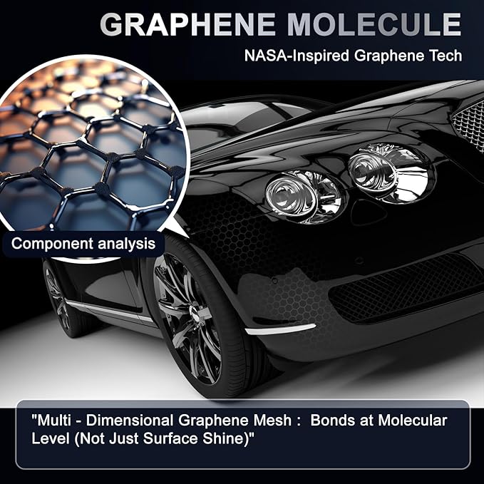 AirTighT Advanced Graphene Ceramic Coating- Self-Cleaning Effect Ultra-High Gloss, Long-Term Protection for Cars, Motorcycle & More,10+ Years Protection Extremely Hydrophobic Anti Scratch