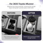 LUWU 2026 4Runner Center Console Cup Holder Compatible with 2025 2026 Toyota 4Runner Interior Accessories Center Console Silicone Cup Holder Insert 4Runner 2026 Accessories 4 Runner 2026 Accessory