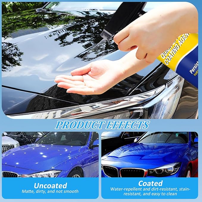 Advanced Car Quick Acting Coating Agent Spray,16.9 Oz Advanced Quick Effect Coating Agent,Car Coating Spray,2026 New Quick Effect Coatings Agent,Coat Car Wax,Cars Scratch Wax Coating Sprays(500ML)