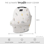 Milk Snob ORIGINAL Star Wars 5-in-1 Cover, Little Galaxy, Added Privacy for Breastfeeding, Baby Car Seat, Carrier, Stroller, High Chair, Shopping Cart, Lounger Canopy - Newborn Essentials, Nursing Top