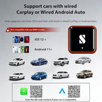 Sunweyer Wireless CarPlay Adapter & Android Auto Wireless Adapter, for Apple CarPlay, USB Bluetooth Dongle for iPhone & Android, Plug & Play Car Play Wireless Adapter 2026