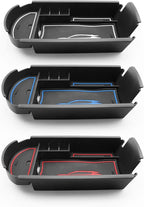 CDEFG Center Console Accessory Organizer Compatible with 2018 2019 2020 2021 2022 CHR C-HR, ABS Material Armrest Box Insert Tray (White)