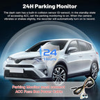 4K Dash Cam fit for Honda CRV 2023 2024 2025 2026 Sport Touring EX EX-L Hybrid, UHD 2016P, OEM Look, in-Dash WiFi & APP, Loop Recording, G-Sensor, 24H Parking Monitor, 128GB Card-Black