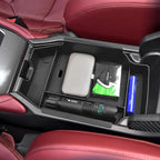 EDBETOS Center Console Organizer Compatible with 2023 2024 2025 2026 Honda Accord LX EX Sport EX-L Sport-L Touring Hybrid ABS Plastic Material Armrest Box Insert Tray Storage Accessories,Black