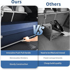 Car Trunk Organizer for Honda CR-V 2017-2022, Collapsible Sturdy Trunk Storage Container with Lid and Handle Large Leather Car Trunk Storage (Blue,39.7 x 11.4 x 12.2in)