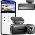 AZDOME M200 Mini Dash Cam WiFi Dashcam - Single Channel Dash Cam for Broad Road Coverage - Built-in WiFi - Full HD Resolution - Parking Monitor - App Connectivity - Collision Detection - Night Vision