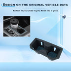 (4PCS) 2026 R AV4 Center Console Organizer For 2026 Toyota R AV4 Front Center Console+Console Cup Holder+Wireless Charging Tray+Passenger Above Glove Tray Console Storage Box 2026 R AV4 Accessories