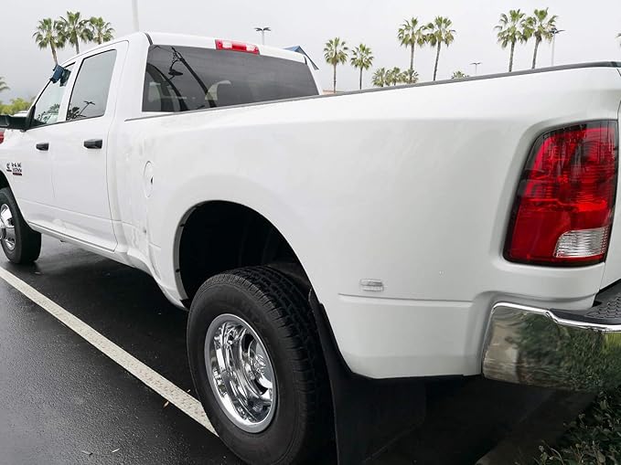 iJDMTOY Clear Lens All Xenon White LED Trunk Bed Marker Lights Set Compatible with Dodge 2010-18 RAM 2500HD 3500HD Dually Truck Double Wheel Side Fenders, Powered by Total 20 LED