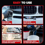 Carfidant Bug Remover Heavy Duty with Trim & Plastic Restorer - Car Exterior Cleaner