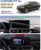 Car Phone Holder for BMW X3 X4 2022-2024 Accessories 12.3-Inch Screen Fixed Clip, Automobile Cradles Magnetic Phone Mount Compatible with MagSafe, Strong Magnets Cell Phone Base(Not Fit 10.25-inch)