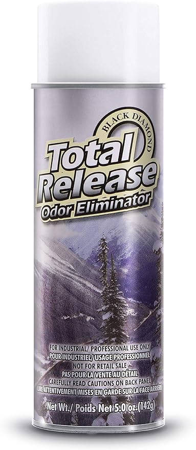 HI-TECH Total Release Odor Eliminator Fogger 6 Pack – Black Diamond Scent Car Air Freshener Bomb for Smoke, Pets, Food, Gym & More – Dual Action Spray