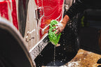 The Rag Company - Off Road – The Baja Pack – Off-Road Vehicle Exterior Microfiber Wash Mitt & Pad; Knobby Design Easily Traps and Remove Dirt, Grime and Mud - Lime Green (2-Pack)