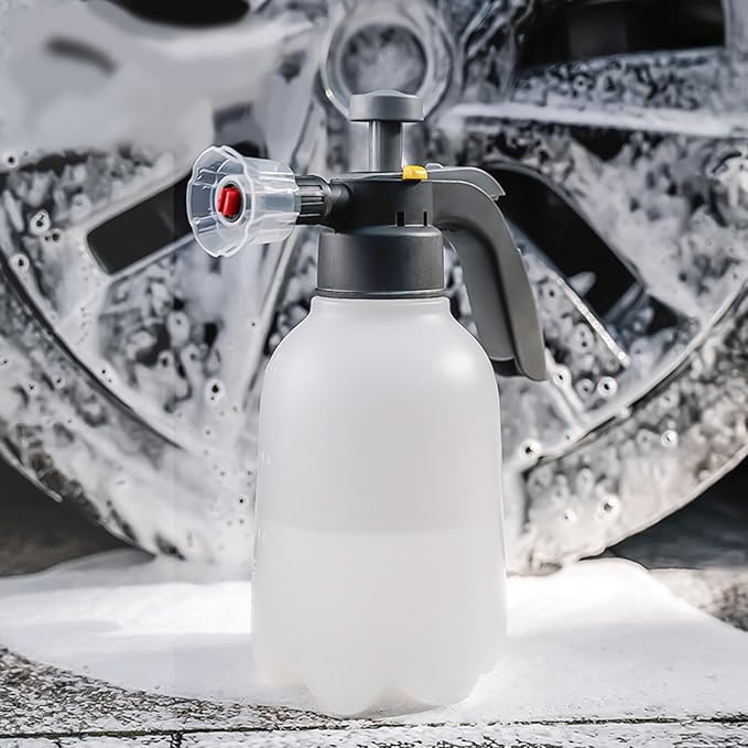 Car Washing Foam Nozzle Auto Hand Operated Sprayer Replaceable Wash Liquid Nozzle Wash Soap Foam Hand Pressure