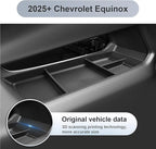 SKTU 2025 2026 Chevy Equinox Center Console Organizer for 2025 2026 Chevrolet Equinox Lower Center Console Tray 2025 2026 Chevy Equinox Accessories 2025 2026 Chevy Equinox Under Console Organizer