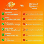 Plant-Based Couch Cleaner & Stain Remover Spray – Upholstery & Fabric Cleaner for Sofas, Couches & Car Interiors – Pet & Kid Safe, Non-Toxic, Eco-Friendly, Made in USA