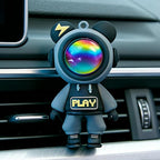 Car Air Freshener,Astronaut Vent Clip,Car Odor Eliminator,Car Air Freshener Clips (Black)