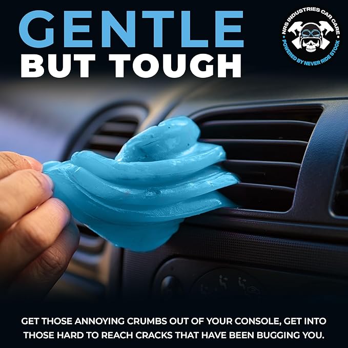 2 Pack Grime Reaper Cleaning Gel | Clean Slime Putty | Auto Detailing | Car Interior Cleaner | Car Accessories | Electronic Products Keyboard Cleaner | Dust Remover