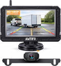 Wireless Backup Camera Truck Hitch Trailer - Easy Install Digital Stable Signal HD 1080P Car Rear View Camera with 4.3 Inch Monitor System - AMTIFO A18