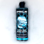 PROJE' Vital Car Wash Soap - PH Balanced Formula Gloss Enhancing Shine - Ultimate Cleaning Power For Foam Cannon & Bucket Washes - Professional Detailing Soap - 16 Fl Oz