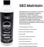 SB3 Maintain Ceramic Protective Coating - Quick Detailer Spray for Cars with 3-Month Hydrophobic Finish - Scratch Resistant Nano Technology (16oz)