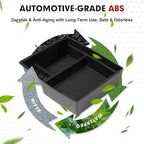 Autorder Center Console Organizer for 2024-2026 Toyota Tacoma Accessories Armrest Storage Box Secondary Insert Tray with Black Non-Slip Silicone Mats