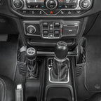 Center Console Organizer, Metal Gear Shift Side Tray for Jeep Storage Accessories, Center Console Storage Box Fits Jeep Wrangler JL Gladiator JT 2018–2025