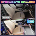 Atmosphere Lights Kit Strip Lights 2in1 Light Interior Car Lights Ambient Light Strip Flexible Color for car, DIY Interior and Exterior Decoration