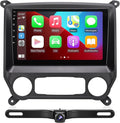 for Silverado Sierra Radio Compatible with Wireless Carplay Android Auto,Car Stereo Bluetooth Navigation GPS WiFi FM AM Multimedia Player Camera Touchscreen 8core Head Unit (2014-2018)