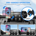 Car Phone Holder Fit for Chevy Suburban Tahoe/GMC Yukon 2021-2024 Accessories 10.2-Inch Screen Fixed Clip, Cell Phone Mount Compatible with MagSafe Hands-Free 360° Rotation Automobile Cradles