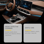 Car Cleaner - Non Greasy Detailing Shine Protectant - Interior Detailer Spray Car Leather Cleaner - for Dashboard Seat Carpet Leather Upholstery Truck SUV RV Sedan Prevent Fading Cracking