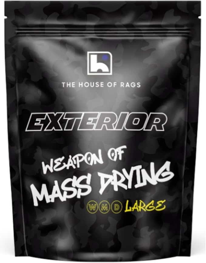 Thor The Weapon of Mass Drying (W.M.D) Premium Microfiber Drying Towel – Super Absorbent Dual-Pile Auto Detail Towel (Large 24" x 35") – Korean 1200 GSM Streak-Free Drying for Automobiles